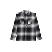 Jack & Jones Junior Srajca JJEJACKSON temno siva/črna/bela