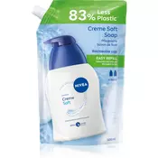 Nivea Creme Soft tekoče milo nadomestno polnilo (Refill) 500 ml