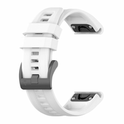 BStrap Silicone Carson pašček za Garmin Fenix 5x / 5x Plus / 6x / 6x Pro / 7x / 8 51mm, white
