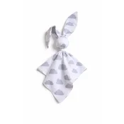 MY SWEET BABY Mehka plišasta igrača DOUDOU zajčja odejica iz bombaža - Sivi oblaki