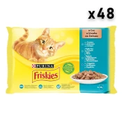 Friskies Sos za macke, Losos, 48x85g