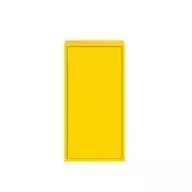 Boxie 1 vratna stenska omara 80x40x37 cm rumena