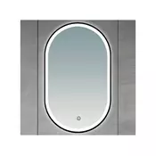 Brilagi-LED ogledalo za kupatilo CANZO LED/25W/230V 50x80 cm crno IP44 CRI 90 prigušiva + CCT