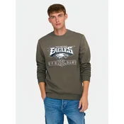 Only & Sons Jopa 22031838 Rjava Regular Fit