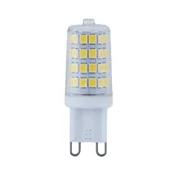 Lindby LED-svetilka, G9 3W, prozorna, 4.000 K, 350 lm - Steklo