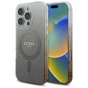 shumee Ovitek Guess Hardcase Glitter Gradient MagSafe za iPhone 16 Pro