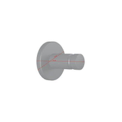 Tesa Kuka za rucnike Towel Hook, Moon Black