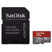 SANDISK Memorijska kartica MicroSD 128GB -   microSD, 128GB, UHS U3