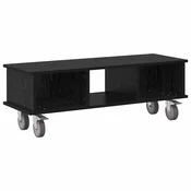 Vidaxl TV stojalo Črna Orehovina 100 x 35 x 35 cm Konstruiran les