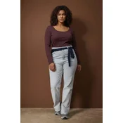 Trendyol Curve Ženska bluza Tbbaw26Af00112, Braon