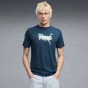 Graphics PUMA Tee Men, Clothing, Midnight Petrol, XXL