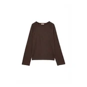 Pull&Bear Majica pikčasto rjava