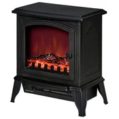 Homestar Električni kamin 36,5x24x45,5 cm črne barve