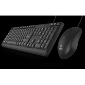 Tastatura i mi&scaron; žicani CLICK KM-L0 USB BH CRNA