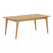 Miza Brea 115 Hrast, 75x90x180cm, PodaljšanjePodaljšanje, MDF plošča, Les