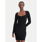 Guess Cocktail obleka W6BK84 Z1787 Črna Slim Fit