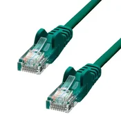 shumee ProXtend CAT5e U/UTP CCA PVC Ethernet kabel zelene barve 25 cm, V-5UTP-0025GR