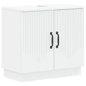 vidaXL Kopalniška omara za umivalnik HOORN Bela 59,5 x 31,5 x 56 cm