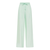 Deha SATIN PLEATED PALAZZO PANTS, hlače ž., zelena D42376