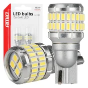 shumee LED žarnice CANBUS T15 W16W 48SMD 4SMD 3014 3030 Bela 12V 24V AMIO-04261