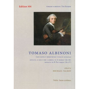 ALBINONI:2 NEWLY IDENTIFIED VIOLIN SONATAS So 46 & So47