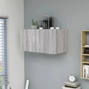 Stenska omarica siva sonoma 80x39x40 cm inženirski les