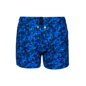 ARENA Kratke kopalne hlače EVO BEACH X-SHORT ALLOVER modra/črna
