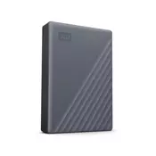 WESTERN DIGITAL Zunanji disk WD My Passport 4TB portable HDD Gray, (21337827)