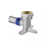 Mexen PEX-P stenska stiskalna kolena z nosilcem, stisnjena PEX 16 x 1/2 GW - W97128-1612F-00
