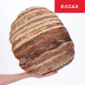 KADAX Dekorativna blazina 38x30 cm Jasiek v mehki obliki kamna za dnevno sobo