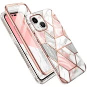 SUPCASE Etui Supcase Cosmo za iPhone 14 Plus - roza marmor