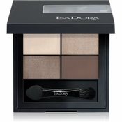 IsaDora Eye Shadow Quartet paleta sjenila za oci nijansa 04 Cappuccino 3,5 g