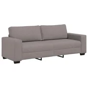 Vidaxl Trosed kavč taupe 220x77x82 cm blago