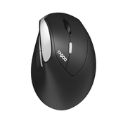 Rapoo Kabellose ergonomische Maus “EV250”, Schwarz Einstellbarer Sensor mit 1600 DPI