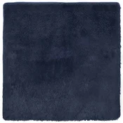 Vidaxl Visoka košata preproga NAVARRA mornarsko 160x160 cm poliester