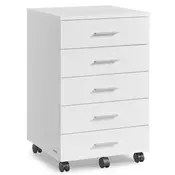 Songmics Mobilna predalčna omara 40x42x657 cm bela