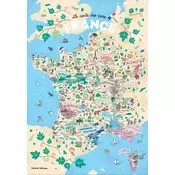 Grafika - Puzzle Vina Francije - 1 000 kosov