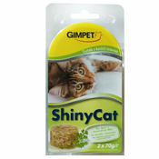 GimCat ShinyCat tuna + mačja meta 2x70 g