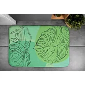 tulup.si Kopalniške preproge Listi pošasti 90x60 cm Bela in siva