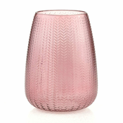 Svijetlo ružicasta staklena vaza (visina 24 cm) Sevilla – AmeliaHome