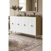 Hanah Home komoda Enlem 120, 120 cm, hrast Sapphire / bela