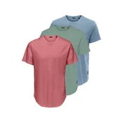 Only & Sons Majica ONSMATT dimno modra/zelena/rosé