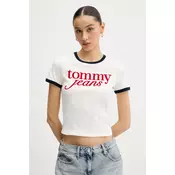 Tommy Jeans Majica mornarska/bela