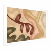 shumee Plakat - Barvite oblike - obrabljene figure, obarvane z apnom