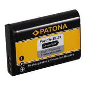 baterija EN-EL23 za Nikon Coolpix P600/P80/S10, 1400 mAh