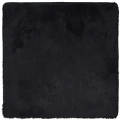 Vidaxl Visoka košata preproga NAVARRA črna 160x160 cm poliester