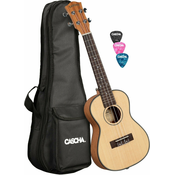 Cascha Concert Ukulele Spruce Solid Top Lefthanded Koncertne ukulele