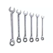 Total Kljucevi s cegrtaljkom THT102RK566 ušice za oci, set od 6, 8-17 mm, industrijske