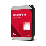 WD 8TB 3.5 inca SATA III 256MB 7.200 WD8005FFBX Red Pro hard disk(HDD04168)