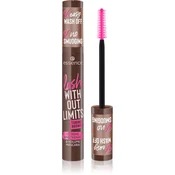 essence lash WITHOUT LIMITS TUBING maskara za volumen in podaljšanje trepalnic odtenek 05 Faux Real 13 ml